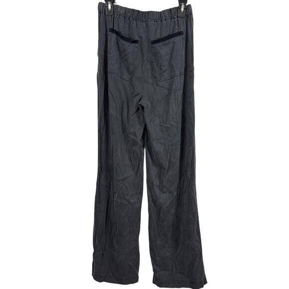 Soft Surroundings Womens Wide Leg Pull On Dark Gray Soft Cool Fabric Pants XS - Picture 14 of 16